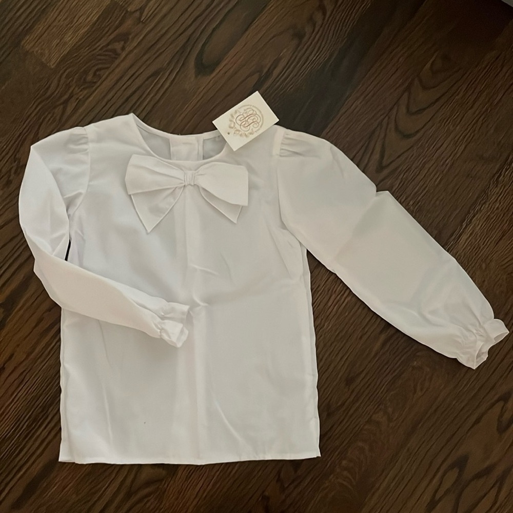 TBBC size 6 bow blouse